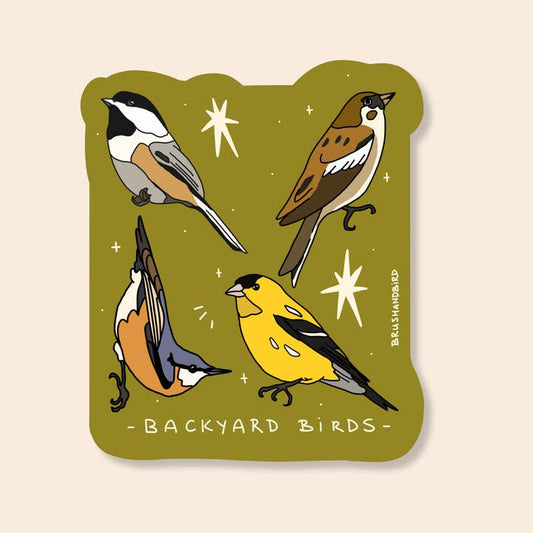 Backyard Birds Sticker