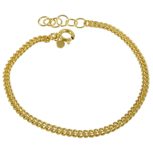 Cut Curb Chain Bracelet