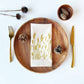 Golden Wheat Organic Cotton Napkin Set