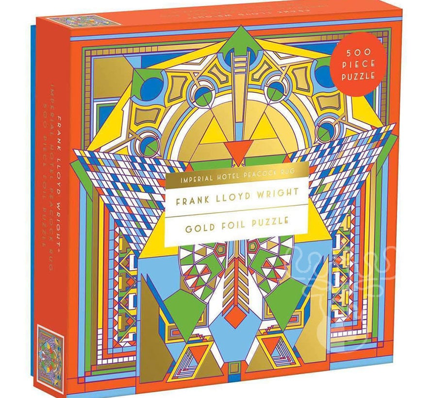 Frank Lloyd Wright Imperial Hotel Rug 500 Piece Puzzle