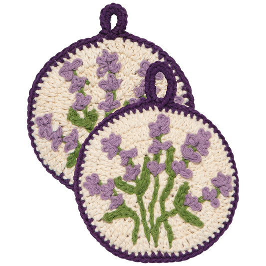 Lavender Crochet Sponge Set