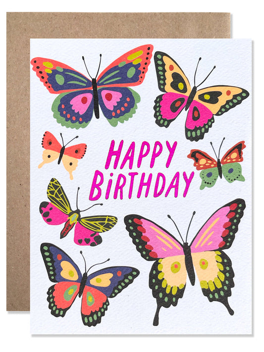 Butterfly Happy Birthday Card