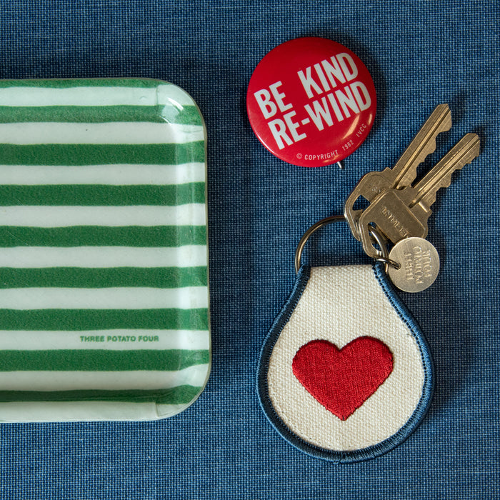 Patch Keychain: Classic Heart