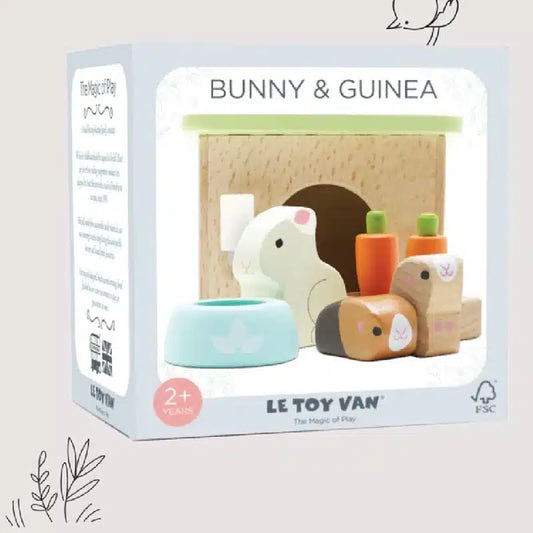 Bunny & Guinea Pig Pet Animal Set