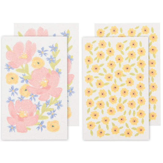 Full Bloom Pop Up Sponges Set of 4