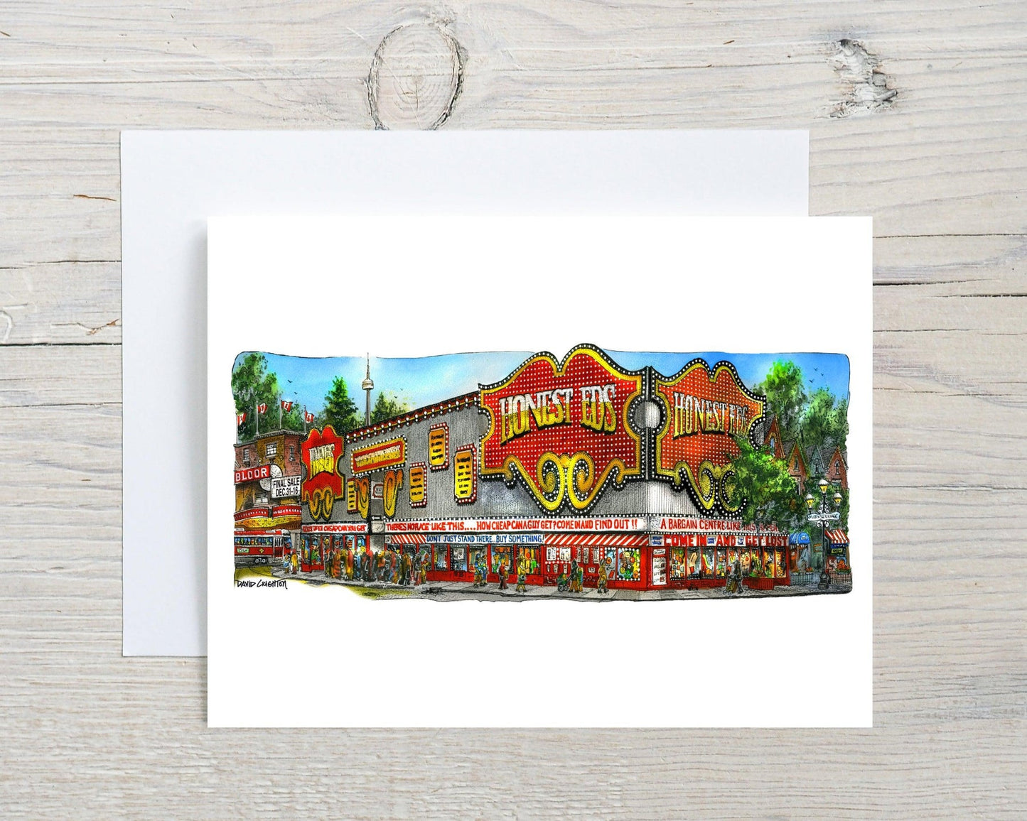 Honest Ed's Toronto Card