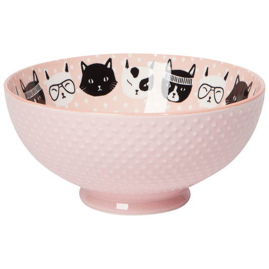 Feline Fine Stamped Bowl
