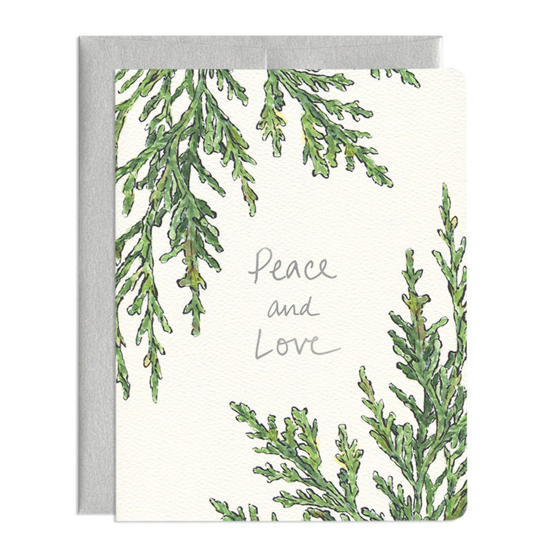 Juniper Peace and Love Card