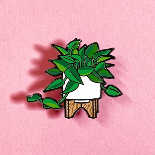 Pothos Plant Enamel Pin