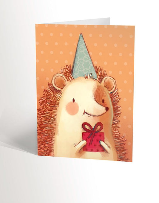 Little Hedgehog Birthday Card