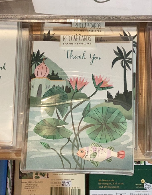 Water Lily Thank You Cards (Box Set)