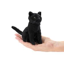 Mini Black Finger Puppet