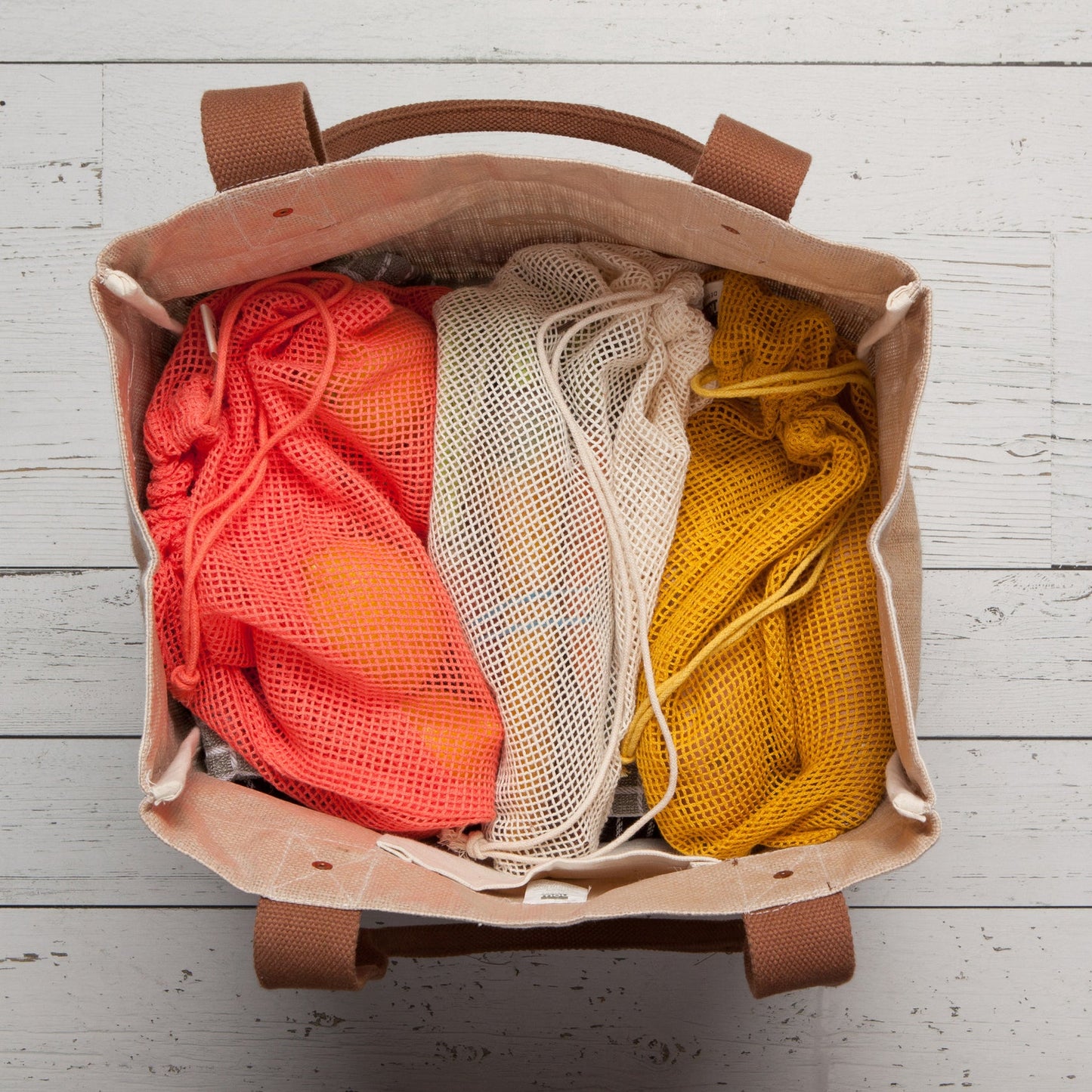 Produce Bags in Coral