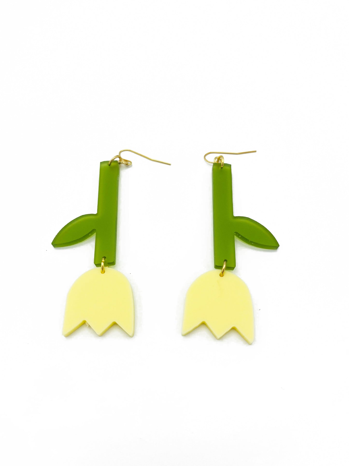 Large Tulip Earrings