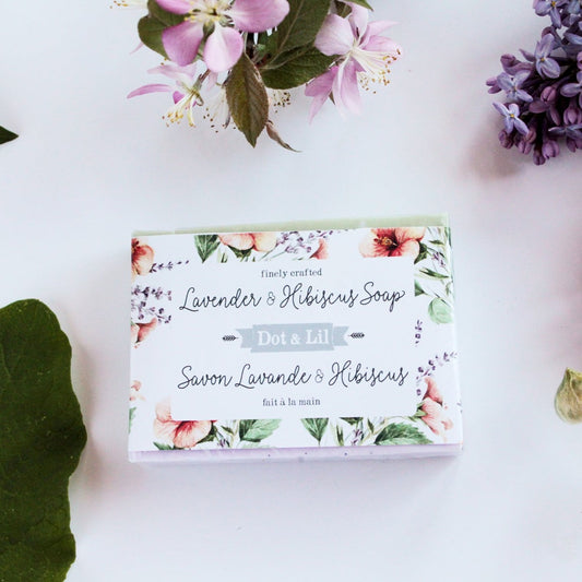 Lavender Hibiscus Soap