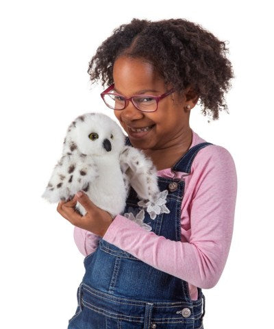 Little Snowy Owl Hand Puppet