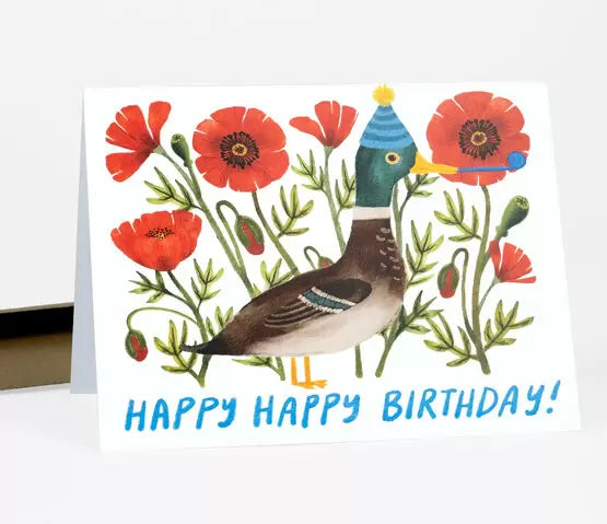 Happy Birthday Duck Card
