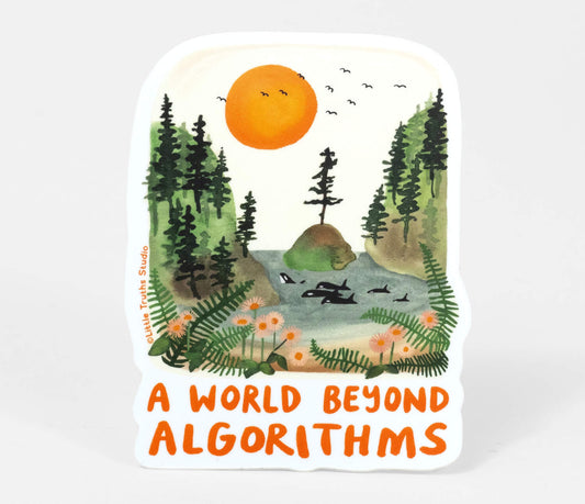 A World Beyond Algorithms Sticker