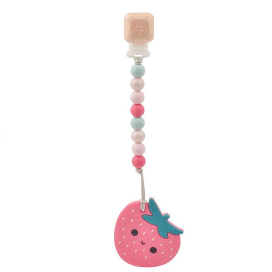 Strawberry Silicone Teether Set