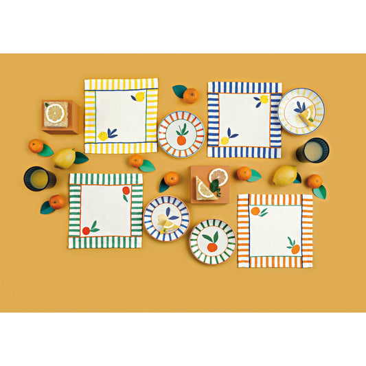 Citrus Burst Cocktail Napkins