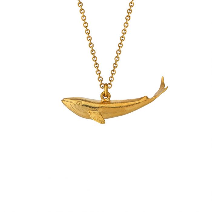 Baby Blue Whale Necklace