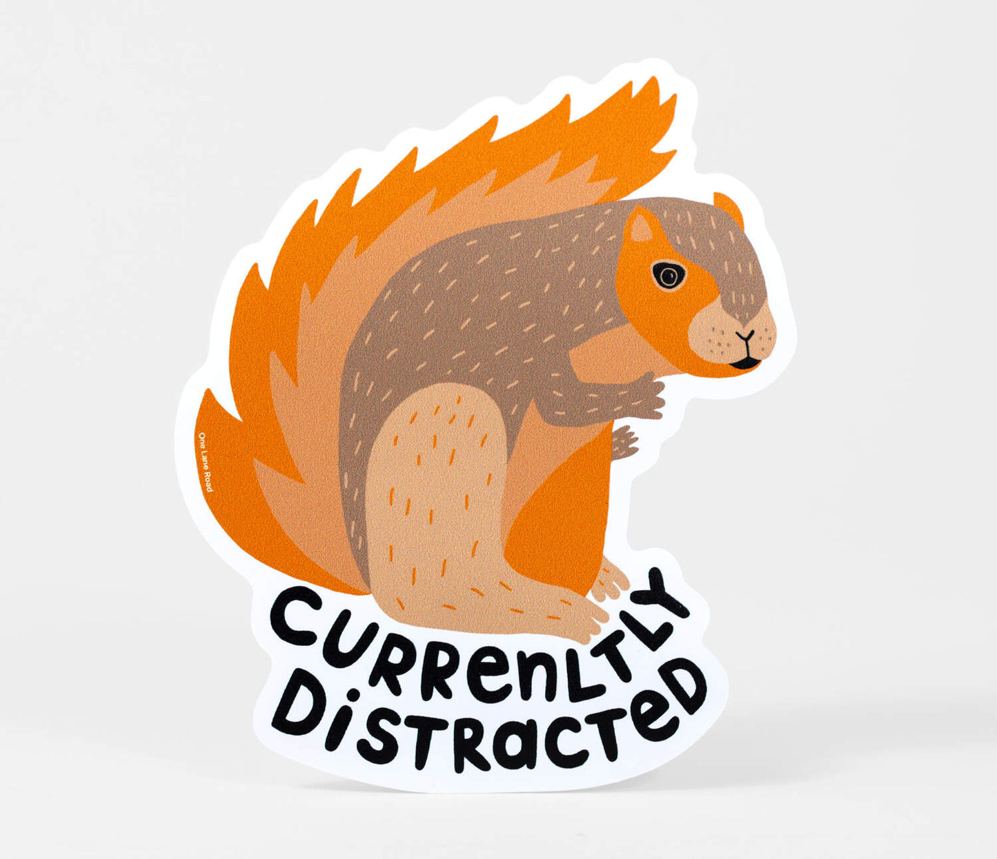 Currently Distracted Sticker