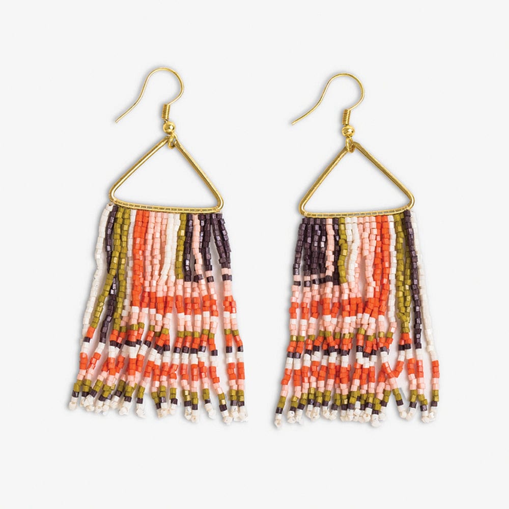 Paige Beaded Fringe Earrings