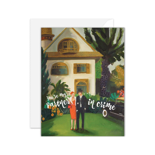 "The Hideaway" Partners in Crime Card