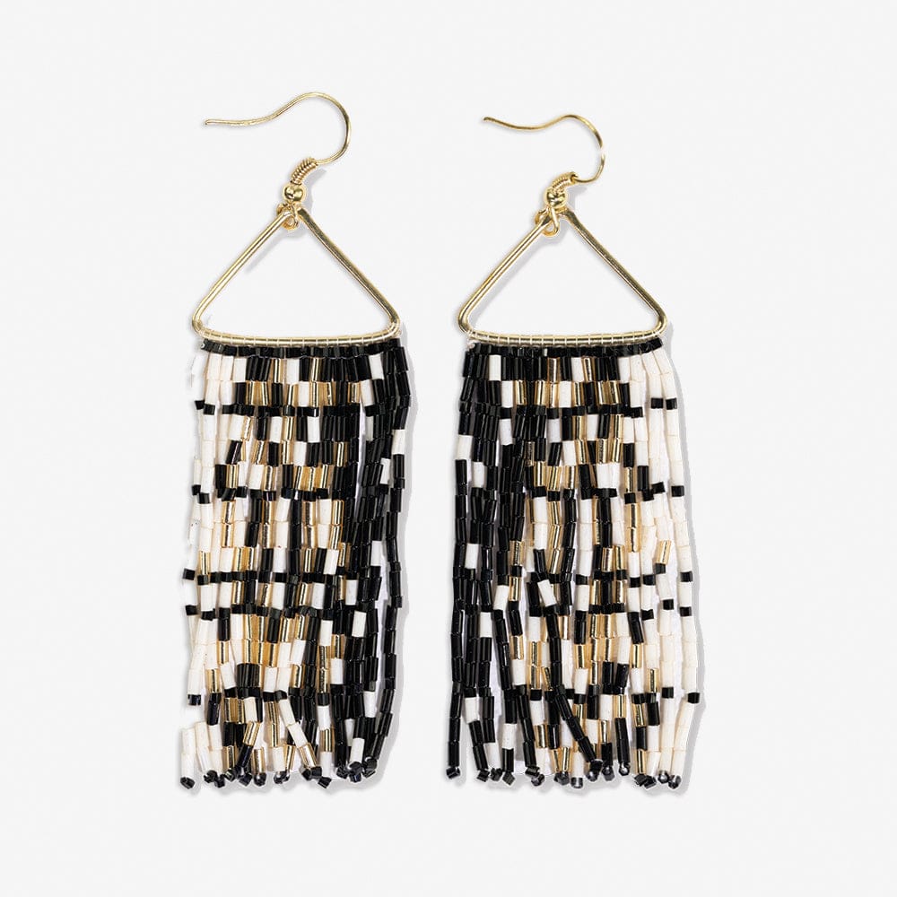 Patricia Luxe Beaded Fringe Earrings