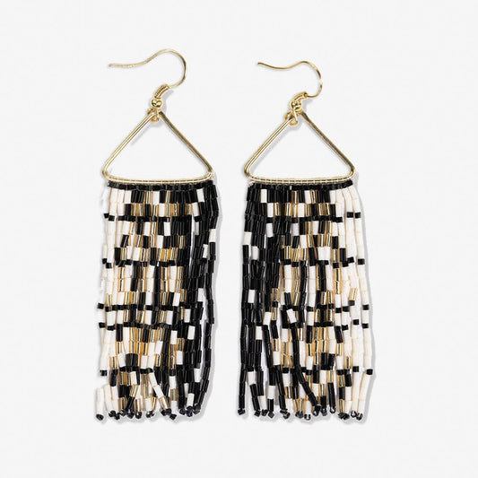 Patricia Luxe Beaded Fringe Earrings