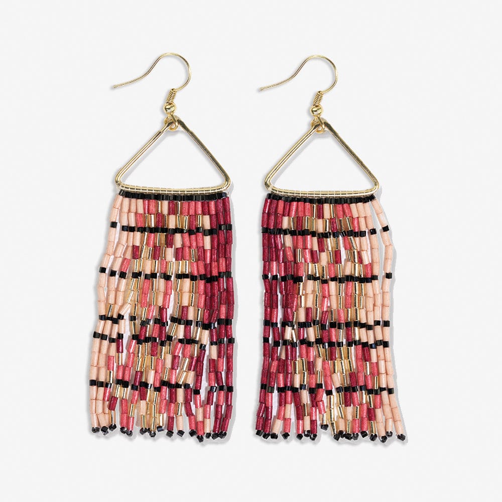 Patricia Luxe Beaded Fringe Earrings