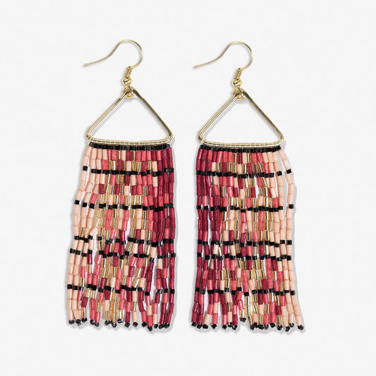 Patricia Luxe Beaded Fringe Earrings