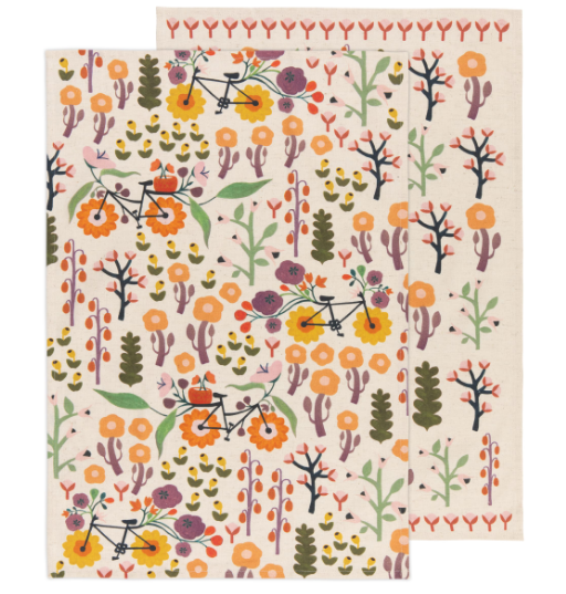 Petal Power Tea Towels