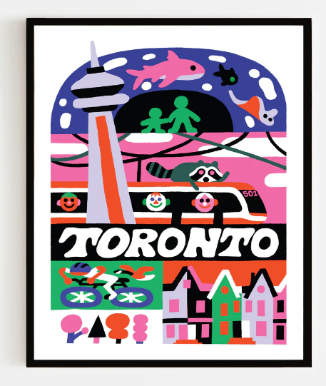 Toronto Icons Art Print