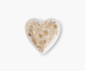 Colette Porcelain Heart Ring Dish
