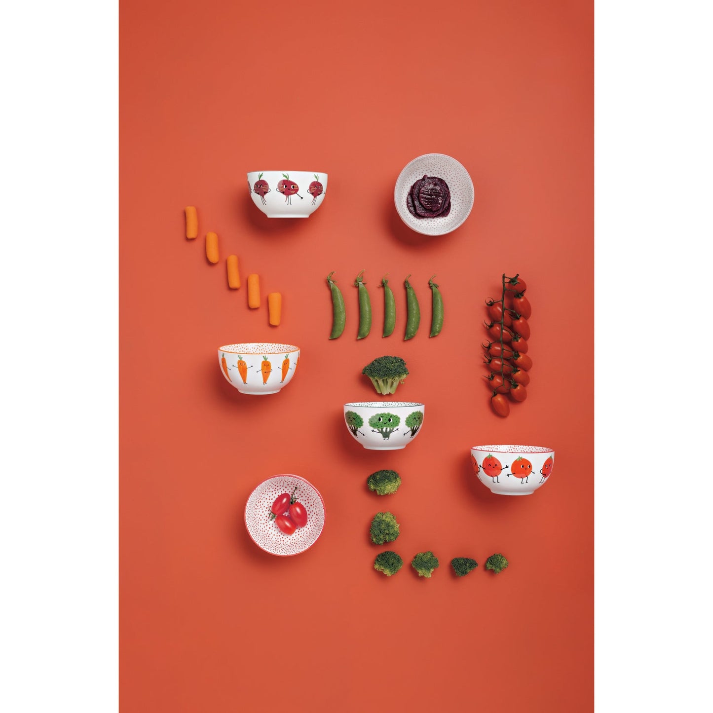 Funny Food Bowls Set