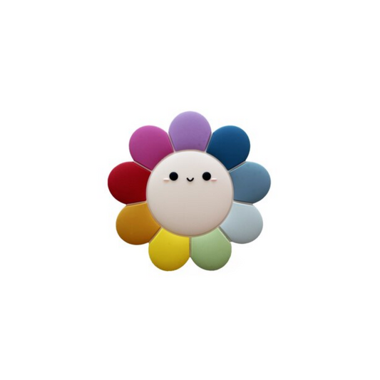 Rainbow Daisy Silicon Teether