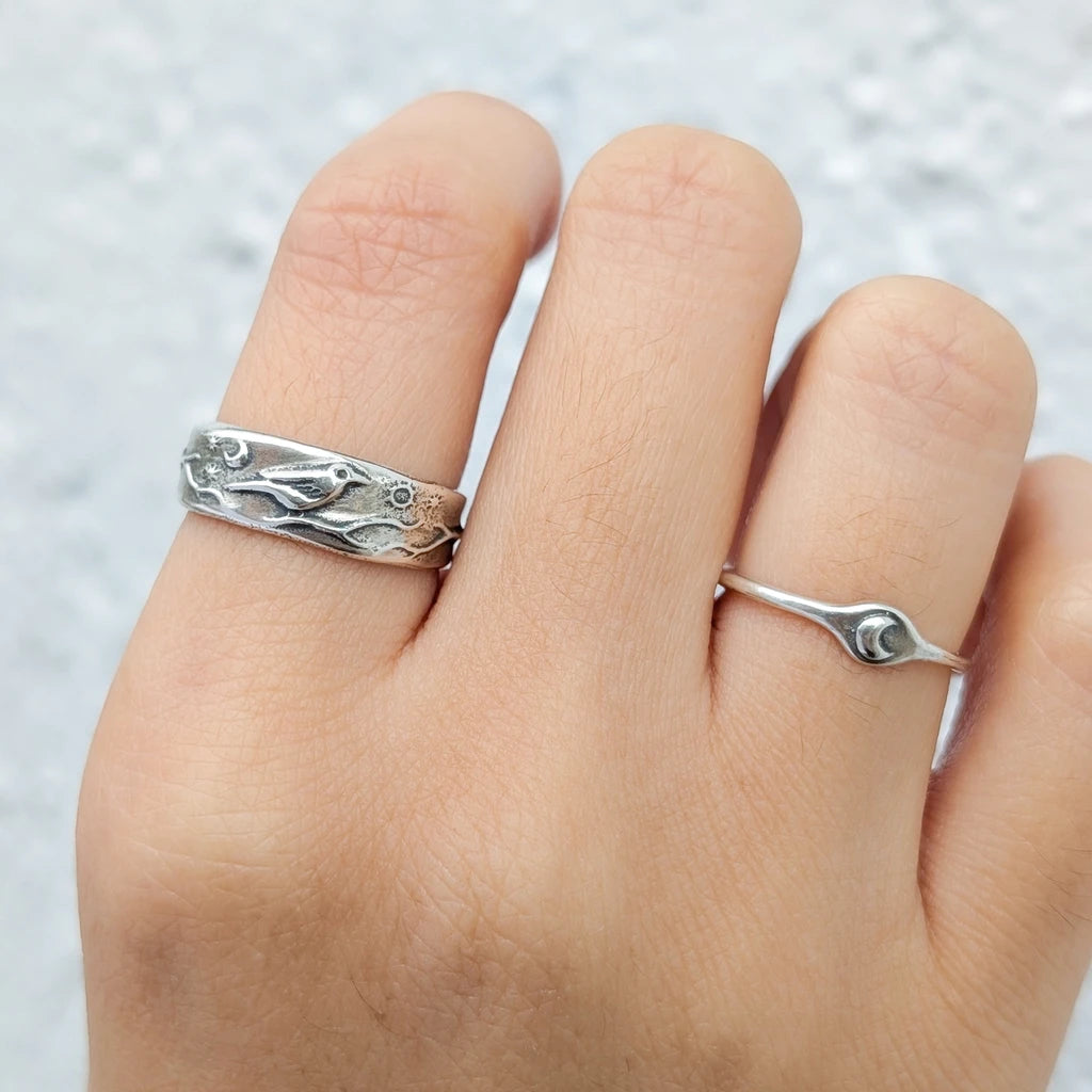 Winter Raven Ring