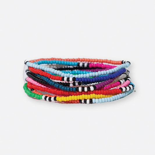 Sage Beaded Bracelet