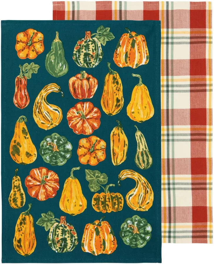 Harvest Gourds Tea Towel Set