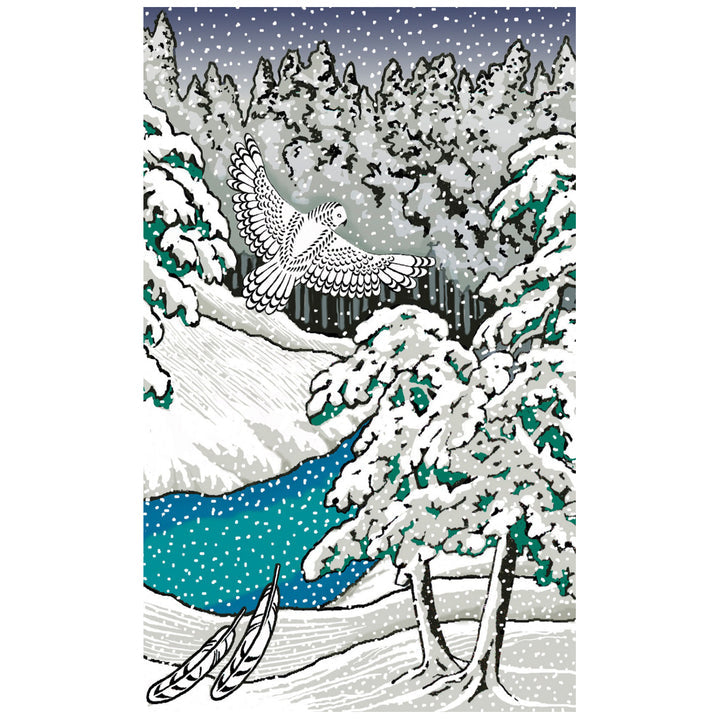 Snowy Night Holiday Box Cards