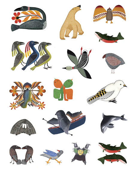 Inuit Art from Cape Dorset Sticker Book