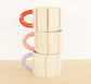 Handmade Striped Mug