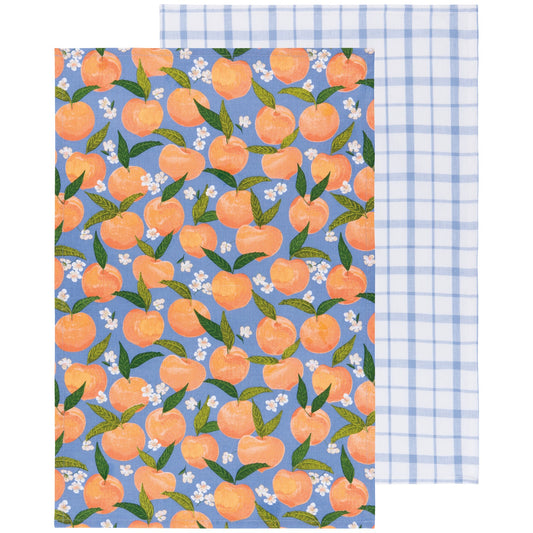 Peaches Tea Towel Set