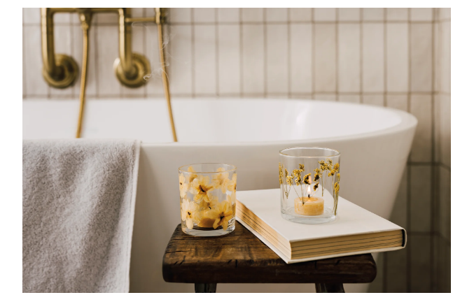 Glass Tealight Holder