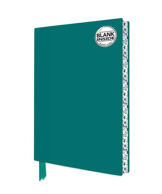 Teal Blank Artisan Notebook