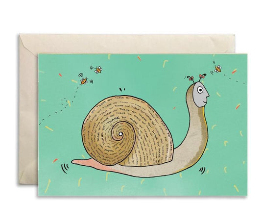Fun Snail Thank You Card
