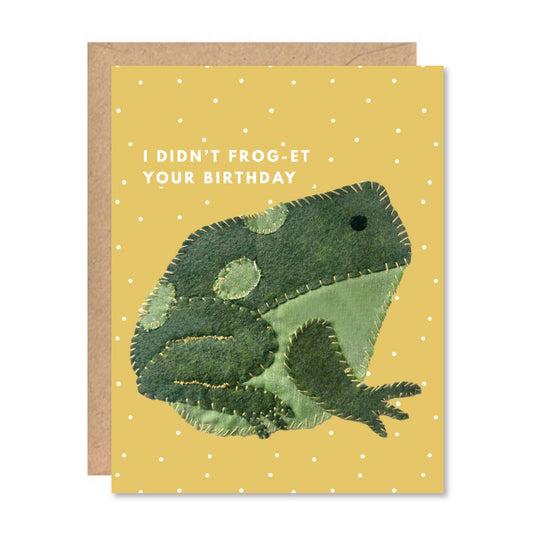 Birthday Frog Card