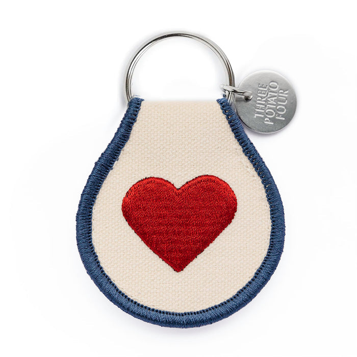 Patch Keychain: Classic Heart