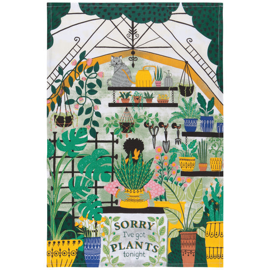 Smarty Plants Printed Cotton Dishtowel